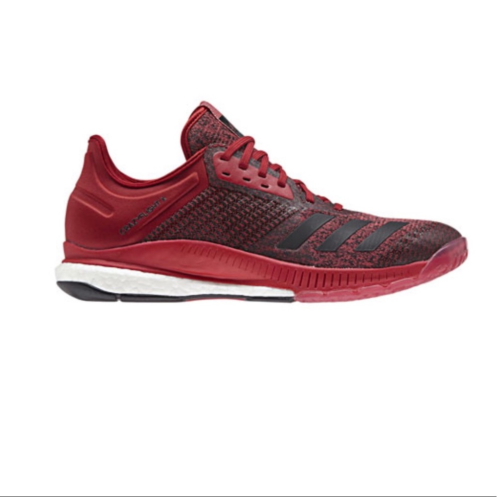 Adidas red crazy flight ultra boosts